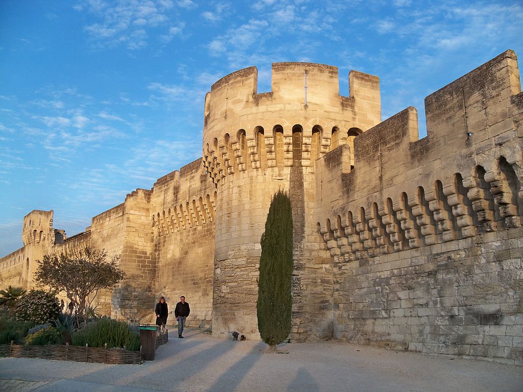 The walls around Avignon's Historic Center are very well preserved.