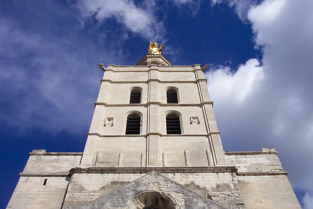 Avignon Cathedral is one of the tallest monuments in the city