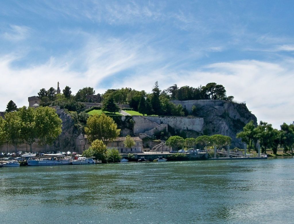 The Rocher des Doms is the oldest part of Avignon France