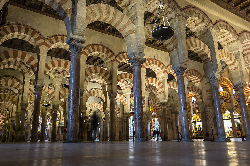 The Mezquita in Cordoba is one of the most influential works of Moorish Architecture in Spain