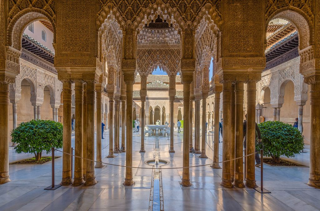 The Alhambra was the final building built by the Moorish Architects in Spain