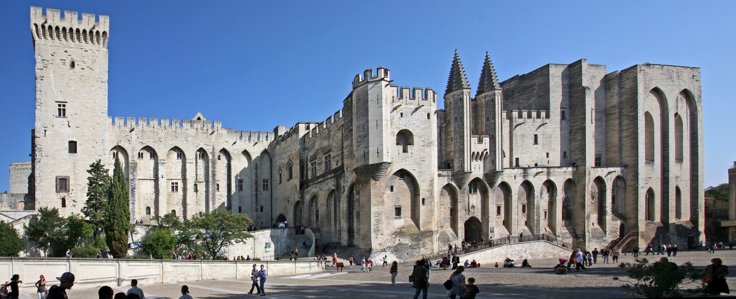 the Papal Palace in Avignon
