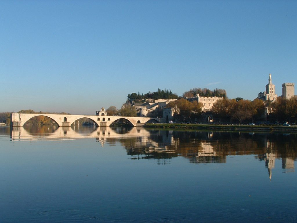The Pont d'Avignon is a famous Medieval Bridge Located in Avignon.