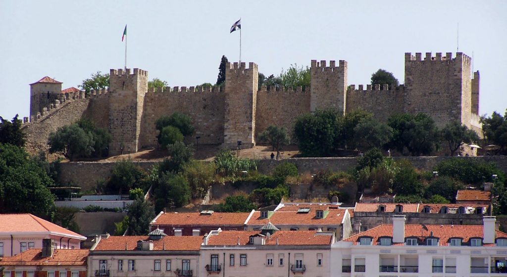 São Jorge Castle is a medieval castle built in Lisbon Portugal