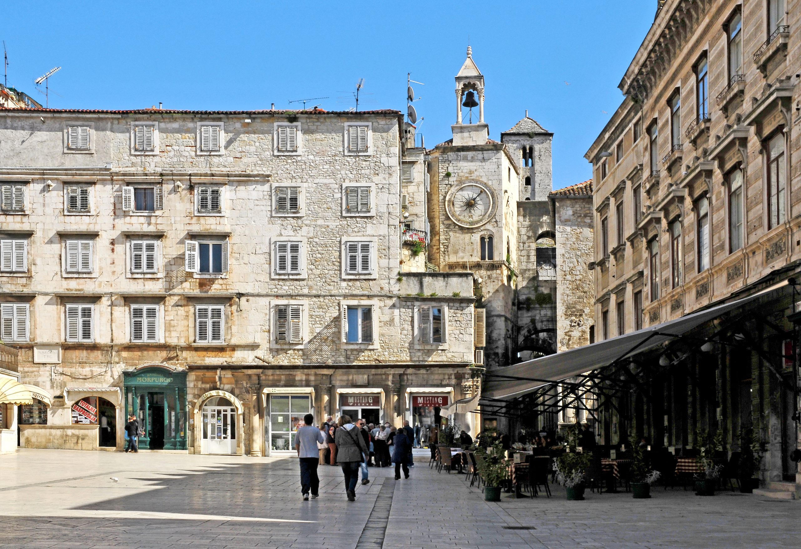 Clock Tower in Split Croatia