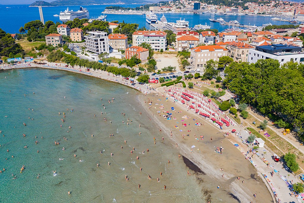 A beach in Split Croatia