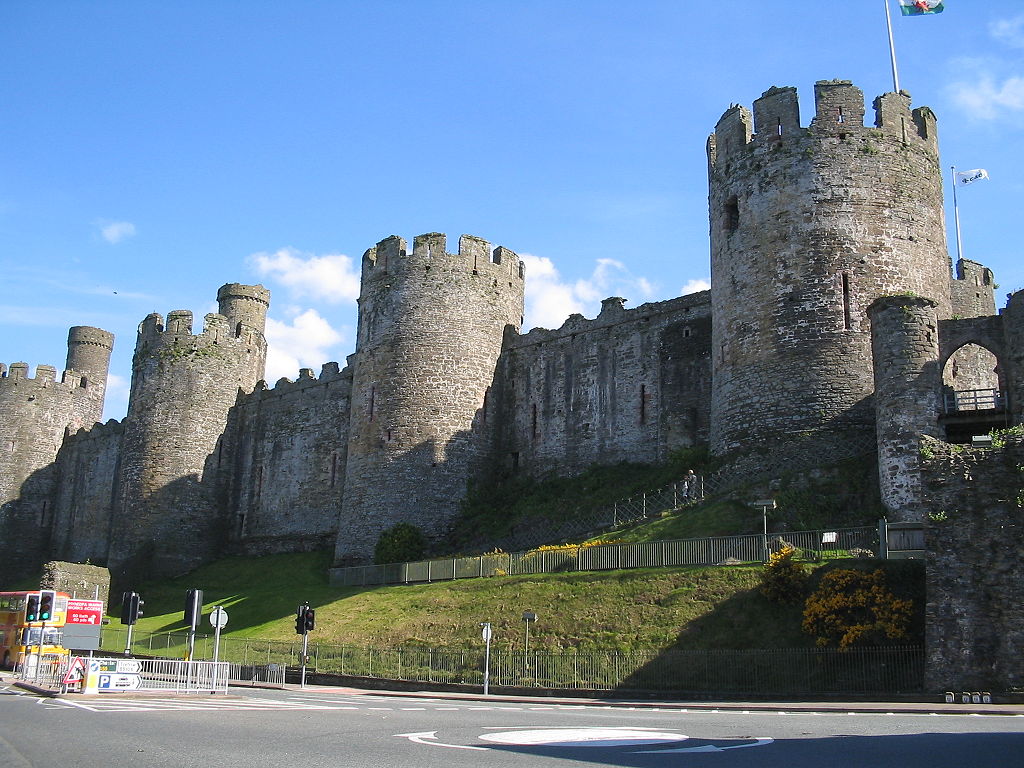 Conway Castle is a strong castle located in Wales 