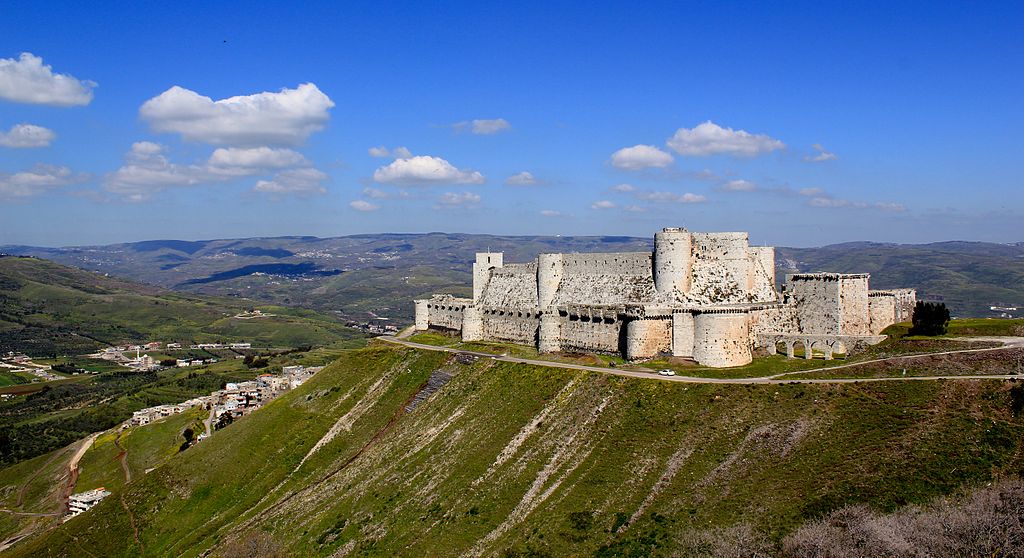 Krak des Chevaliers was one of many medieval castles built by the Crusaders