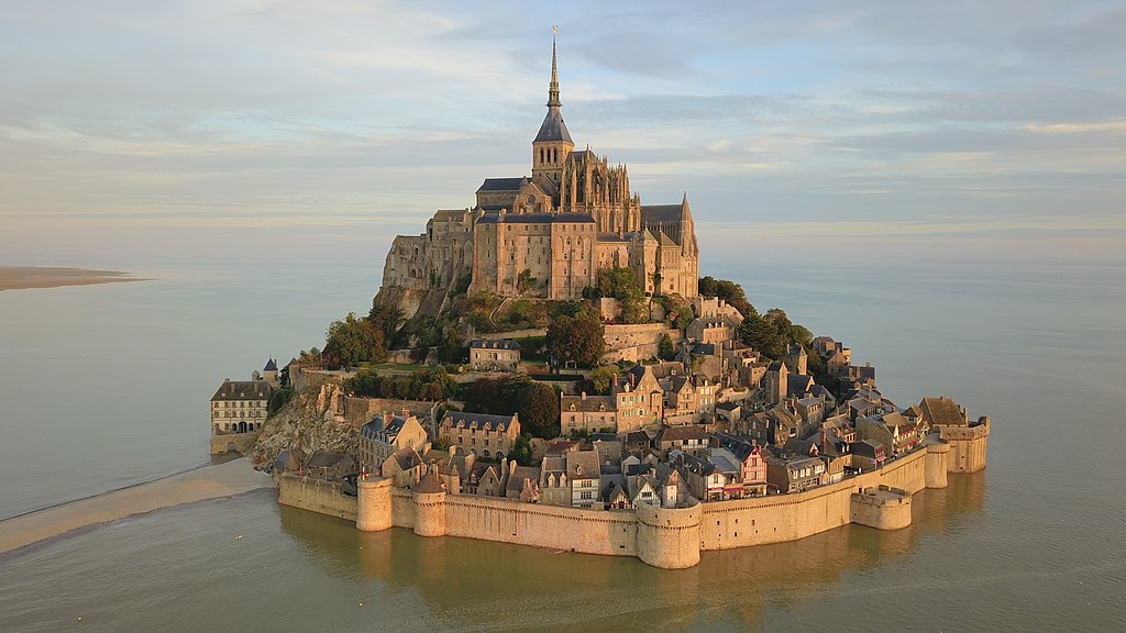 Le Mont-Saint-Michel is one of the strongest castles ever built