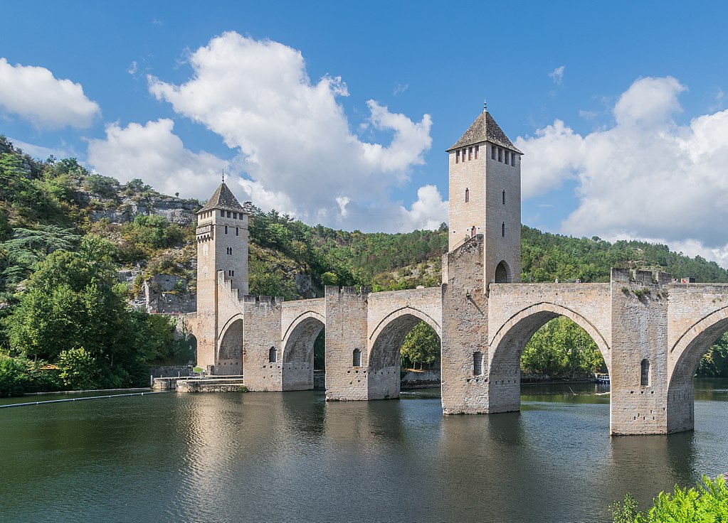 The Pont Valentré is one of many Medieval Bridges in France
