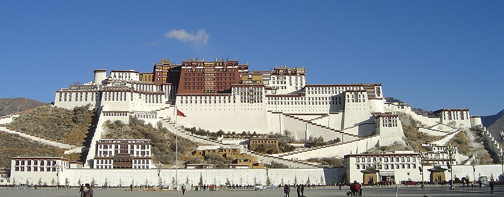 Potala Palace is a large castle and palace in Tibet