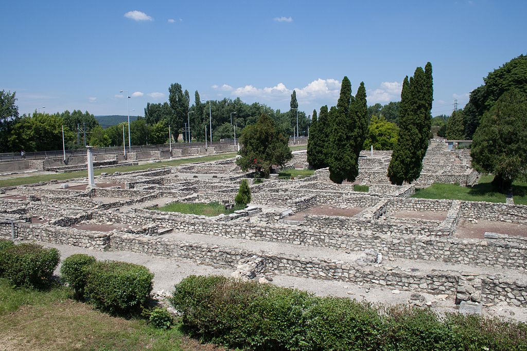 A great example of Roman architecture in Budapest at the historic ruins of Aquincum