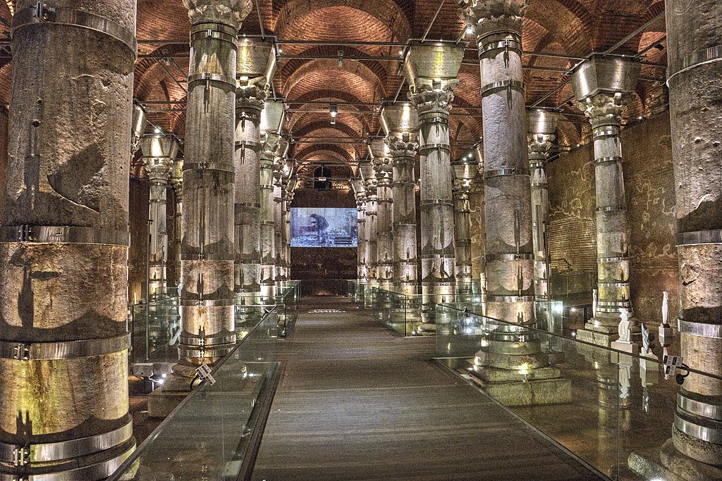 Cisterns were an important part in Byzantine Defensive Architecture in Istanbul. They helped the city store drinking water, which was scarce during sieges.