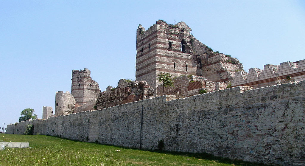 The ancient walls of Constantinople were one of the largest Byzantine Engineering Projects of all time