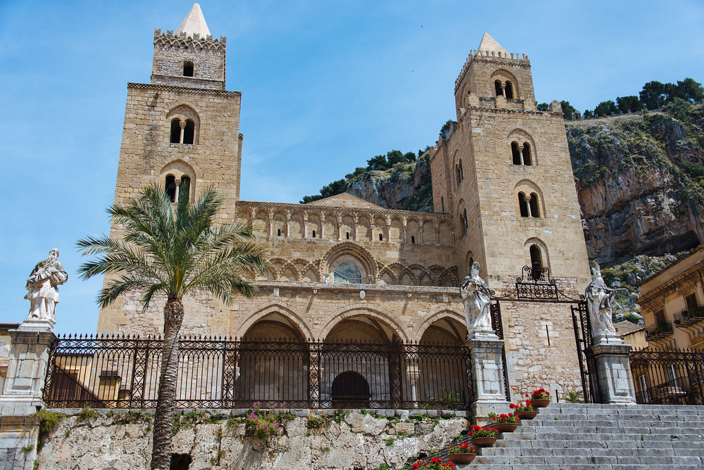 Cefalu Cathedral is built in the Norman Style
