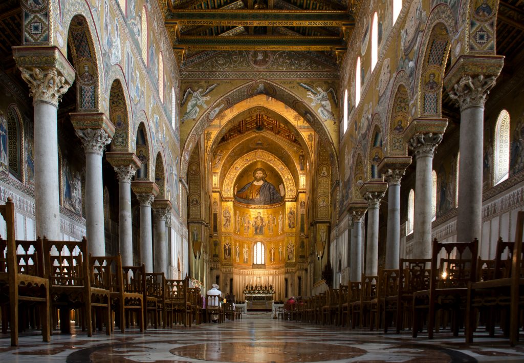 The Mosaics within the Cathedral of Monreale are some of the finest in all of Europe. 