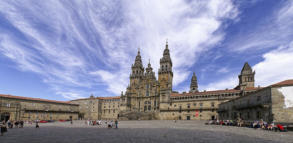 Santiago de Compostela is one of Spain's greatest works of Baroque Architecture. 