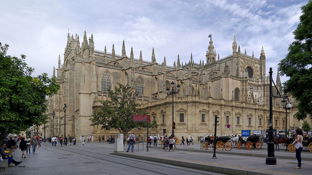 The Cathedral of Seville is the worlds Largest Gothic Cathedral.