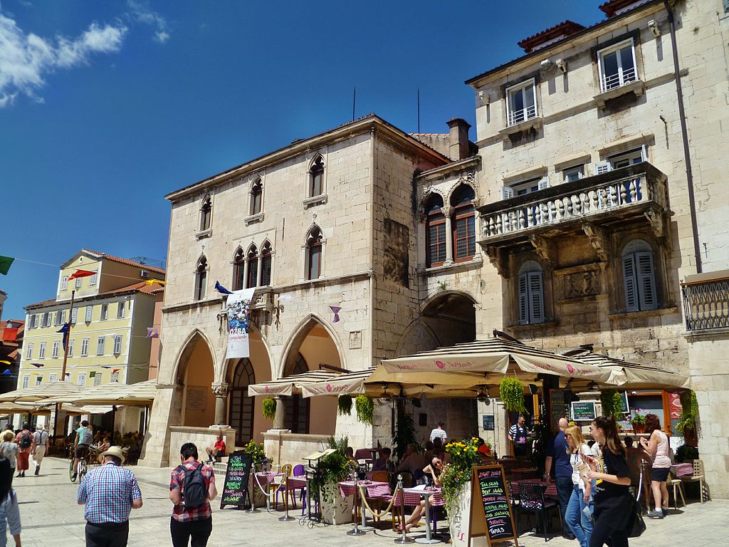 A Venetian Gothic building located in Split Croatia