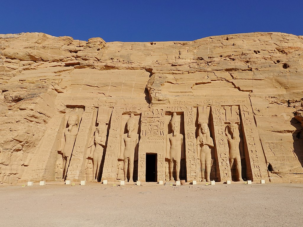 The Temples of Abu Simbel are some of the many examples of Egyptian Rock Cut Architecture.