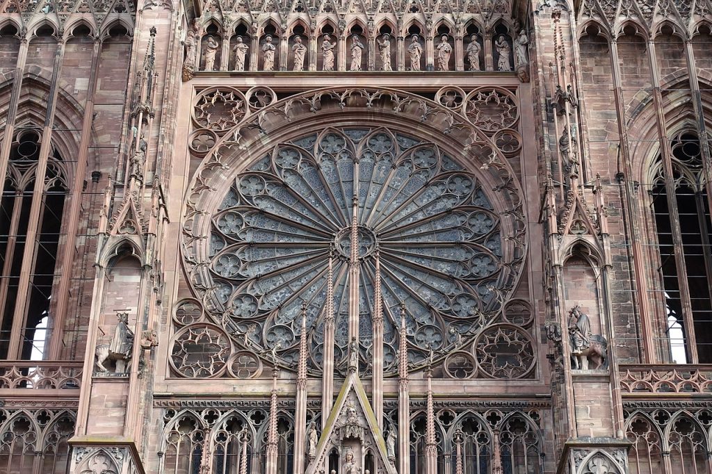 Rose Windows are an important feature in Gothic Architecture
