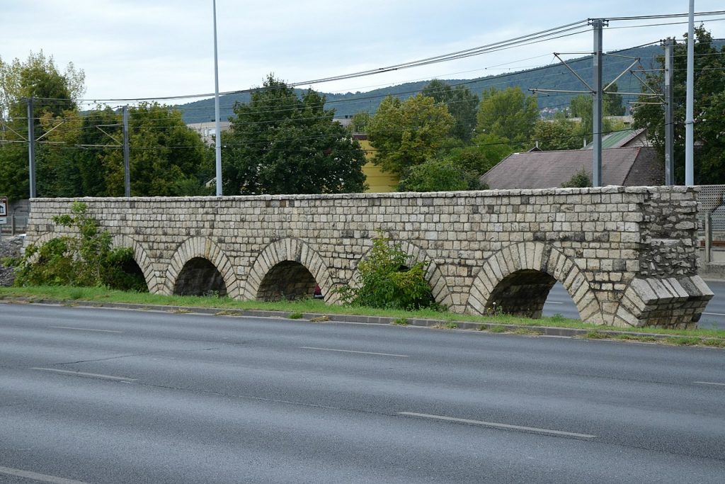 The Aquincum Aqueduct is one of the many Roman sites within modern Budapest.