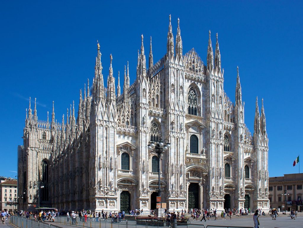Milan Cathedral was built over hundreds of years, only completed in 1965.