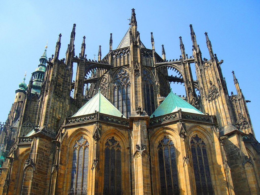 Flying Buttresses are an important feature in Gothic Architecture