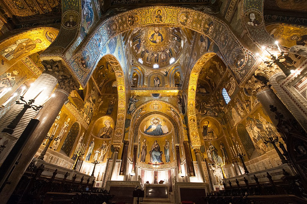 The Cappella Palatina is a small chapel within the Norman Palace of Palermo.