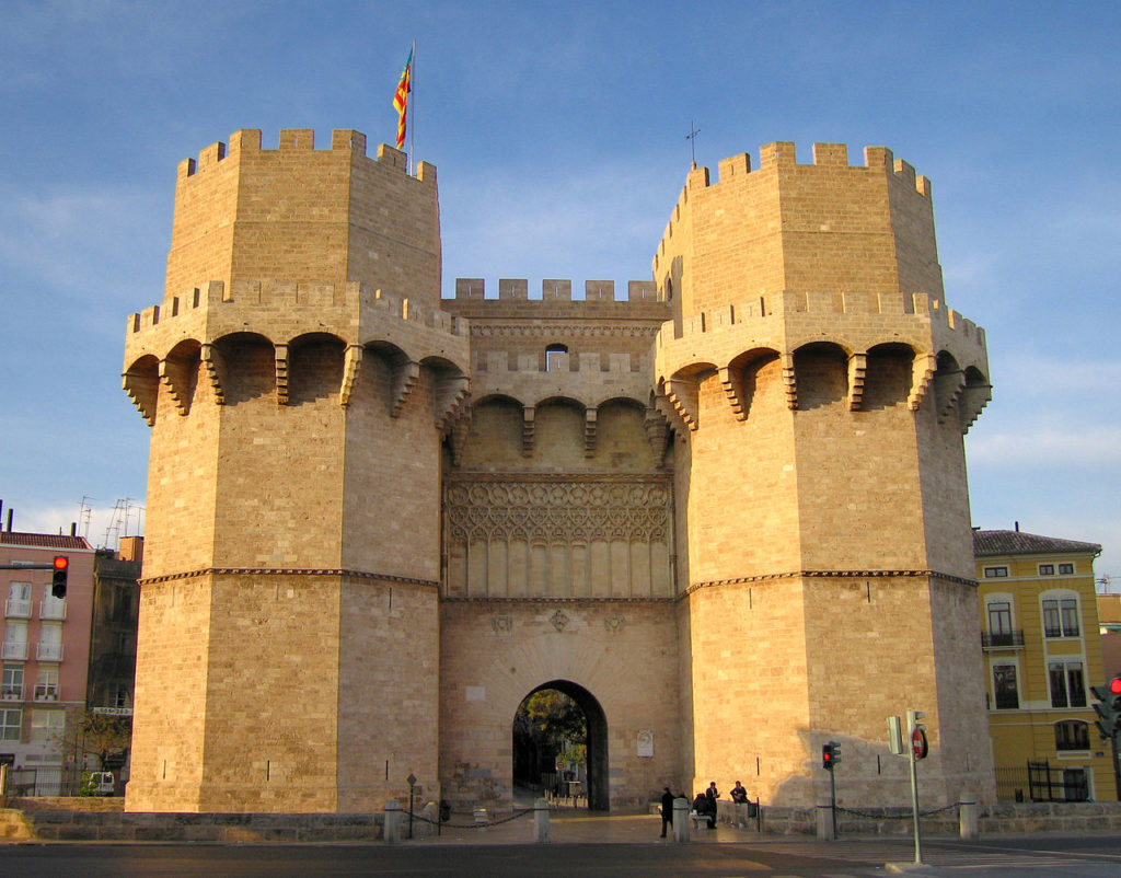 The Torres de Serranos is Valencias best preserved medieval gate.