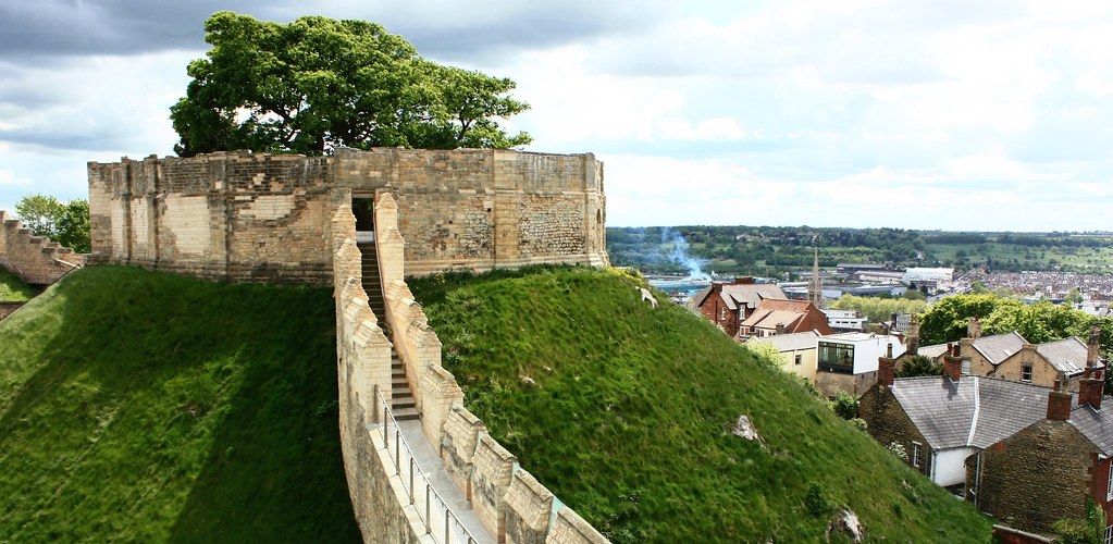 Lincoln Castle is one of the best preserved Motte and Bailey's in England.