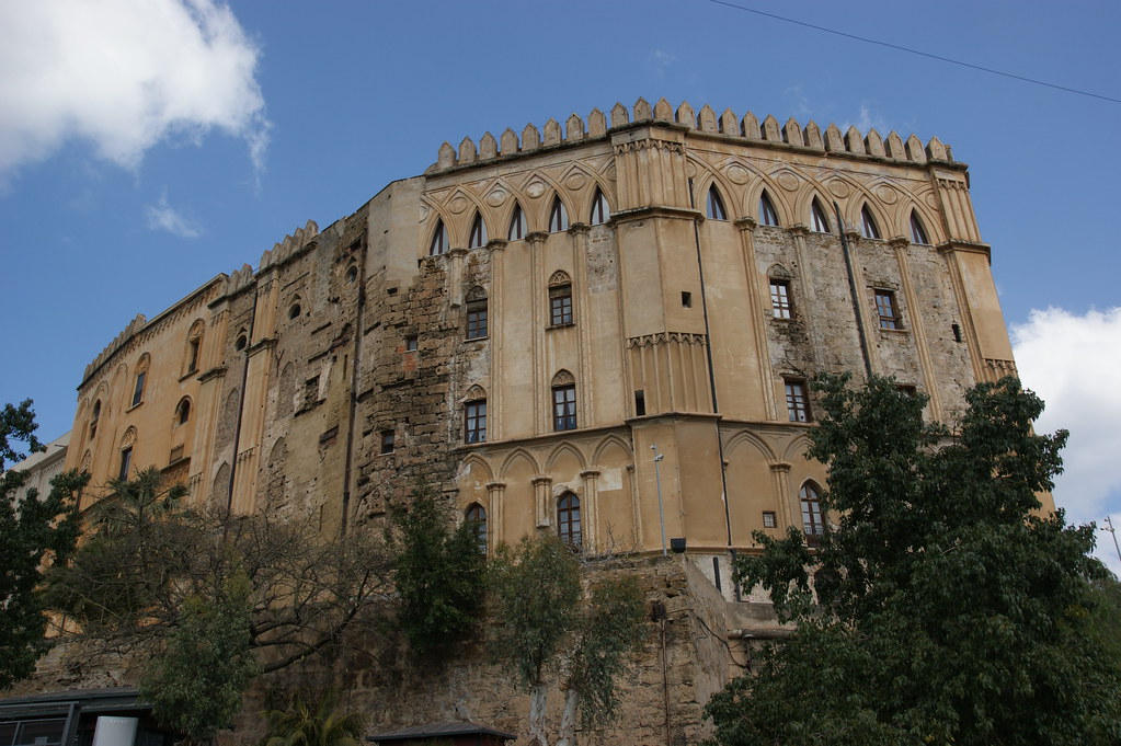 The Norman Palace of Palermo is a great example of Norman Architecture in modern day Italy.