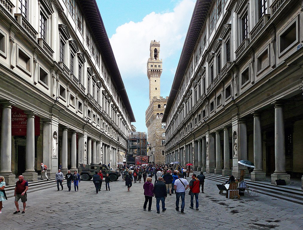 The Uffizi Gallery is one of Europe's most popular art museums. 
