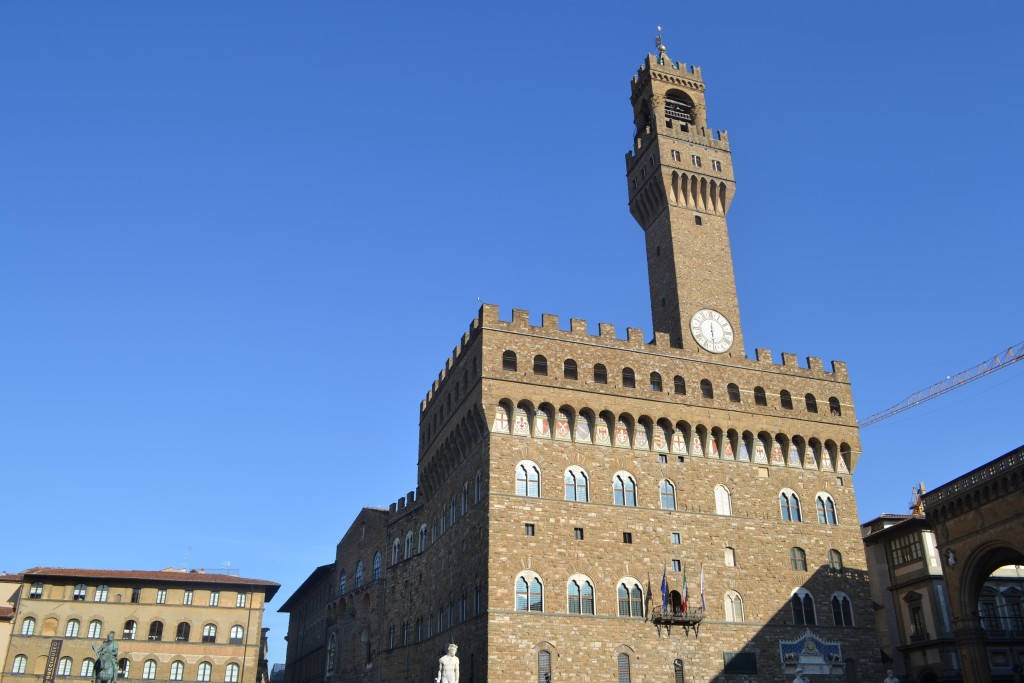 Palazzo Vecchio served as the main Government Building within Florence for Centuries. 