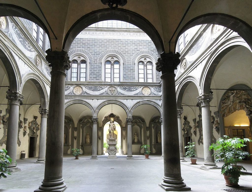 The Medici built several different palaces within Florence