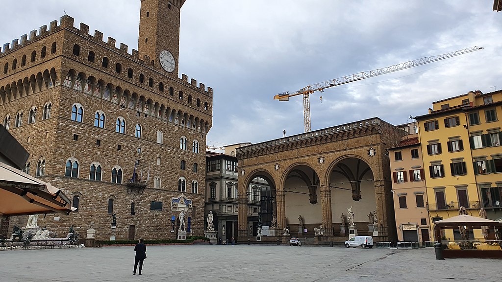 The Piazza Della Signoria is an Italian Piazza located in Florence, Tuscany, Italy.