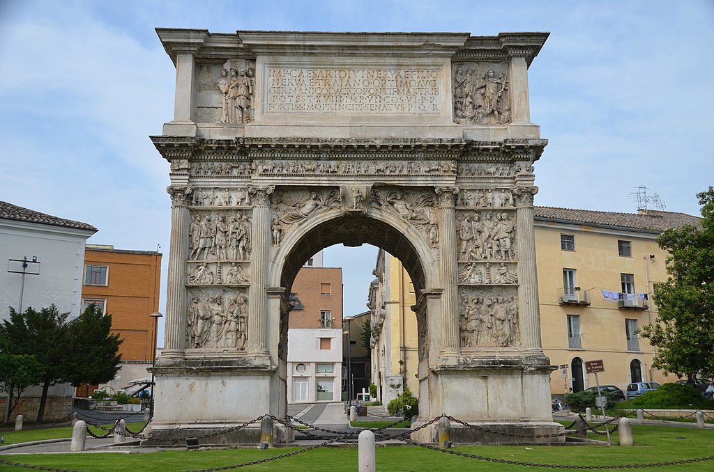 Trajan was one of Rome's greatest Emperors, and many arches were built throughout the Roman Empire to commemorate him. 