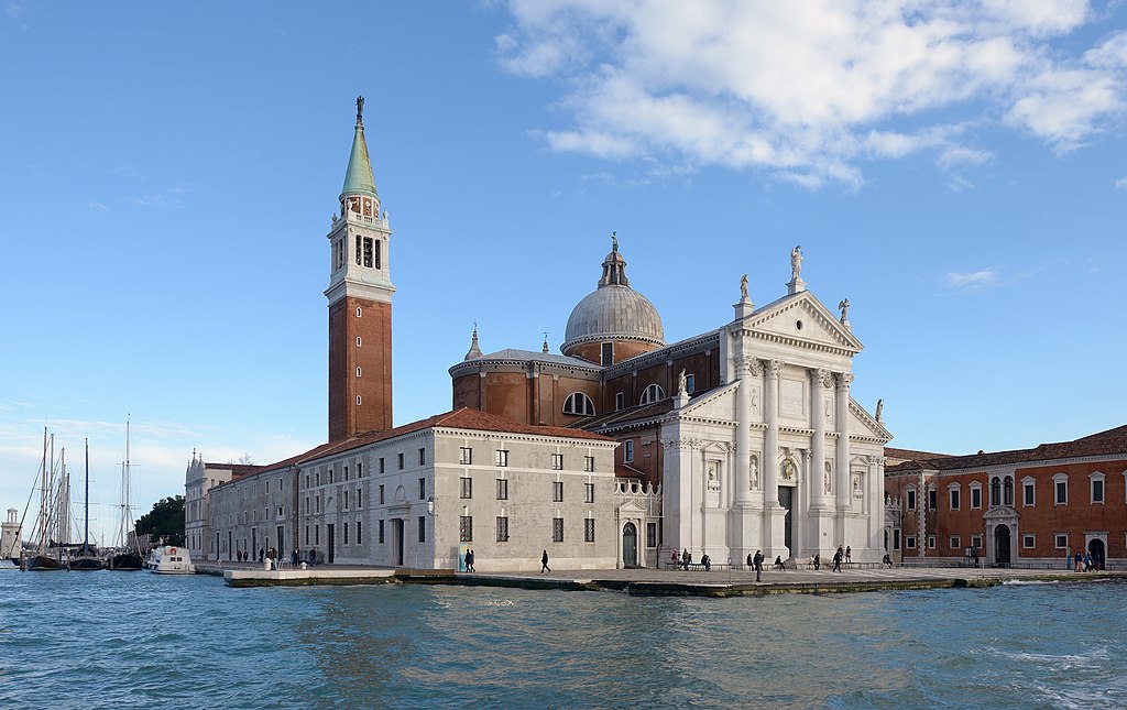 San Giorgio Monastery is a great example of Renaissance Architecture designed by Andrea Palladio in Venice.