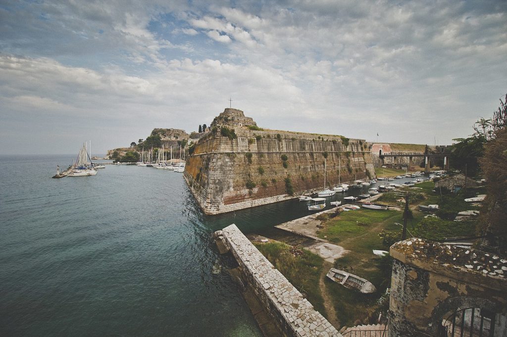 Corfu features two massive Venetian Fortresses at either end of the city. 