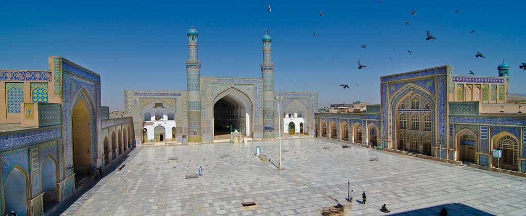The Great Mosque of Herat is a great example of Timurid Architecture in the former capital of the Timurid Empire, Herat. 