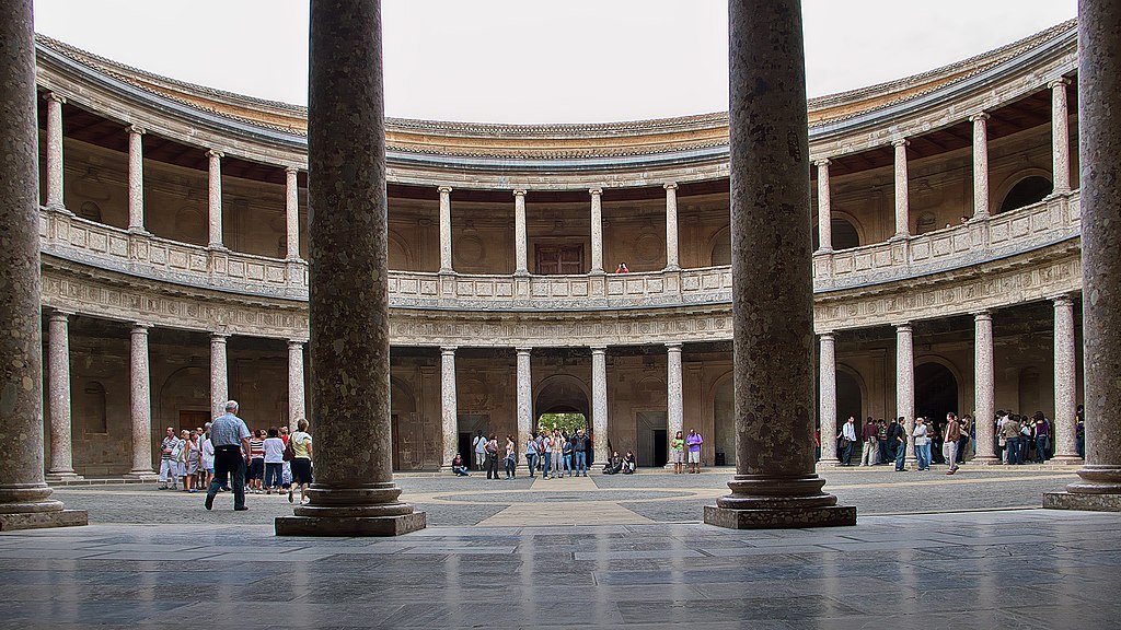 The Palace of Charles V is a work of Renaissance Architecture built within the center of the Alhambra in Granada. 