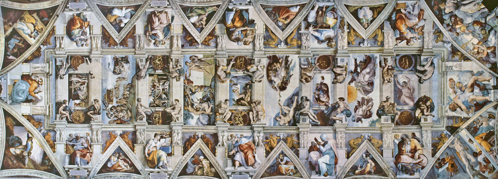 The ceiling of the Sistine Chapel is one of the most important works of Renaissance Art in all of Europe. 