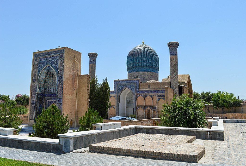 Timur's Mausoleum has all of the typical features of Timurid Architecture.  