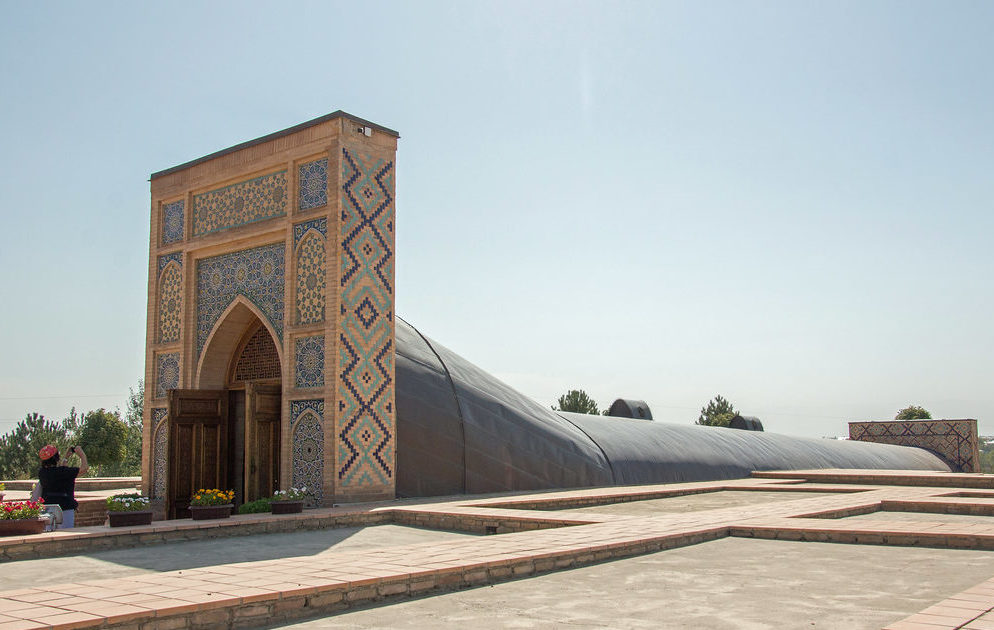 Ulugh Beg was a patron of the arts and of academics. His observatory is another great example of Timurid Architecture in Samarkand. 