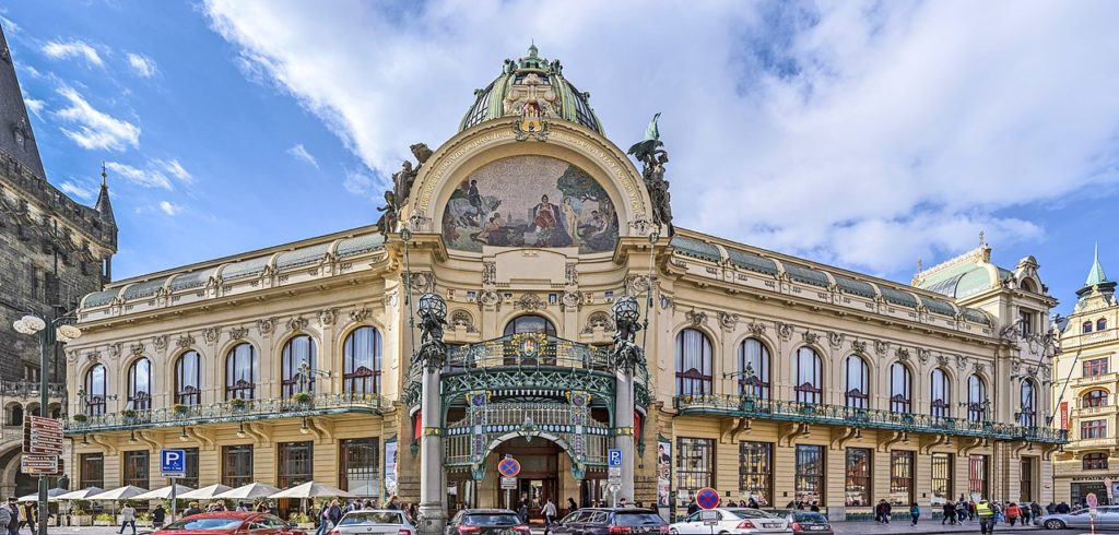 Prague Municipal House is the greatest example of Art Nouveau Architecture within the city. 