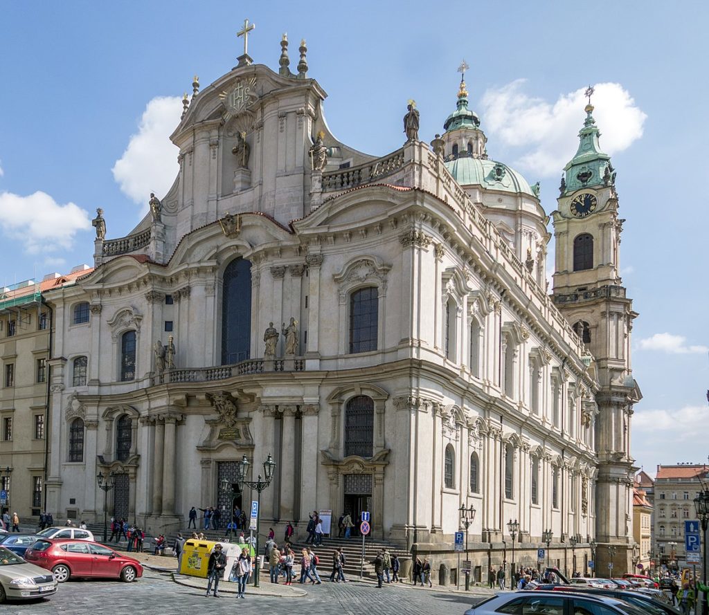 St. Nicholaus Church in the Mala Strana Neighborhood is regarded by many as the greatest example of Baroque Architecture located within PRague. 
