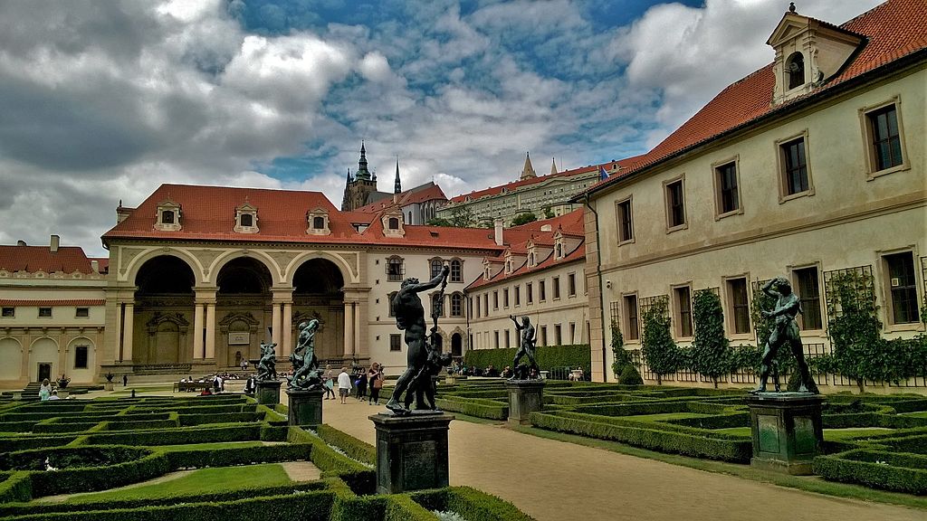 Wallenstein Palace is a great example of the many Baroque Style Palaces that are located beneath Prague Castle