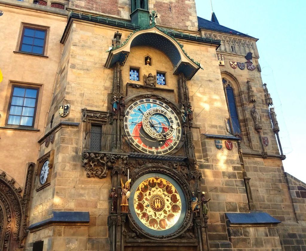 Prague astronomical clock is a medieval clock located in the Old Town Square of Prague. 