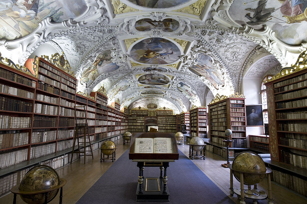 Stahov Monastery is a large complex containing a chapel, a library, and monks chambers. 