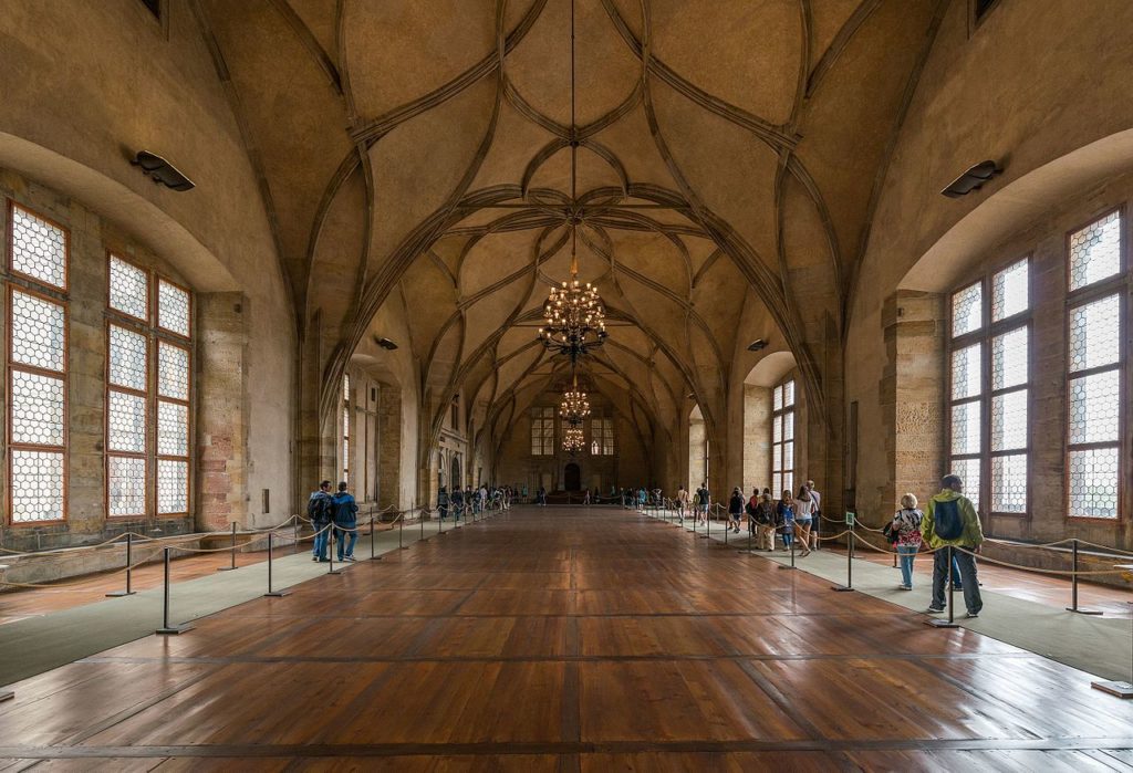 Vladislav Hall is a Gothic Age Hall located within Prague Castle. It shows the prominence of Gothic Architecture within Prague. 